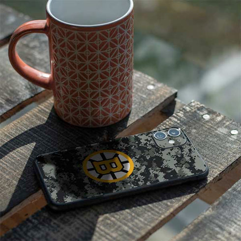 NHL Boston Bruins Camo iPhone 11 Skin